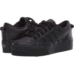 ADIDAS BLACK NIZZA PLATFORM WOMENS